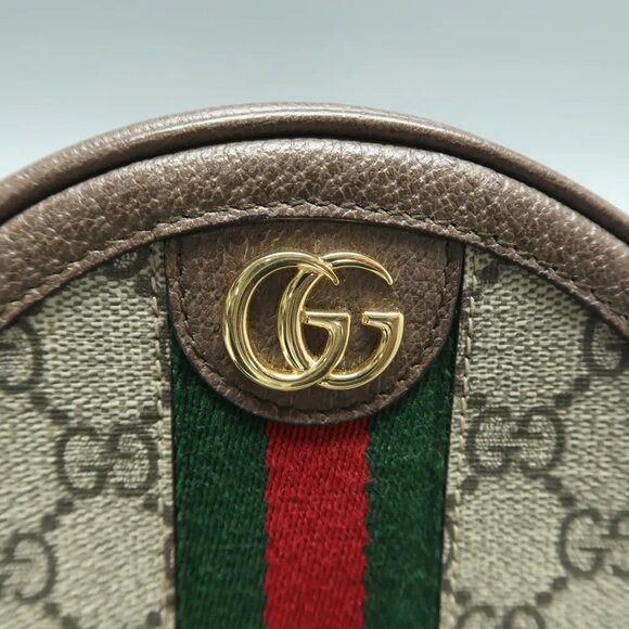 GUCCI Ophidia Brown Canvas Backpack 656-021825 - Picture 7 of 12